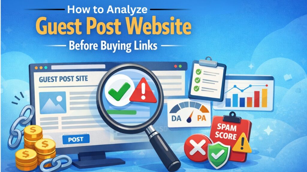 How to Analyze a Guest Post Website Before Buying Links