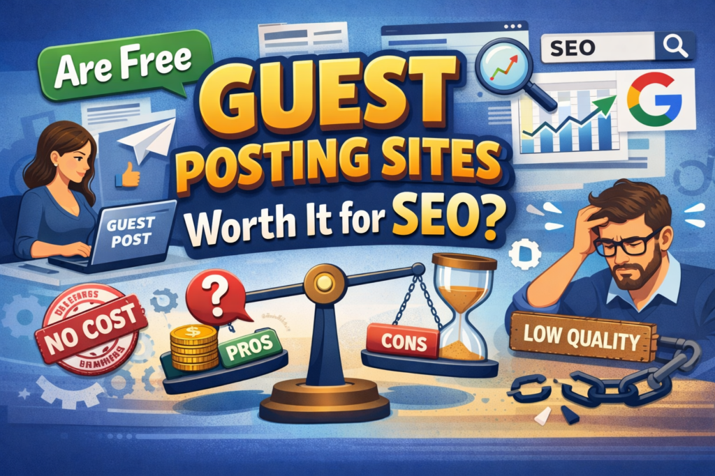 Are Free Guest Posting Sites Worth It for SEO?