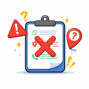 Incorrect Business Information