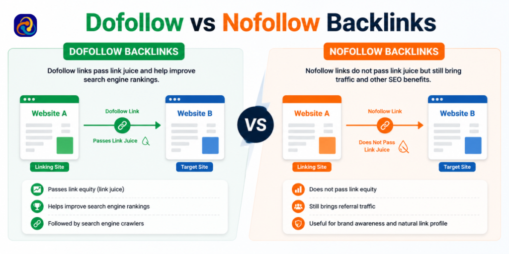Dofollow vs Nofollow Backlink
